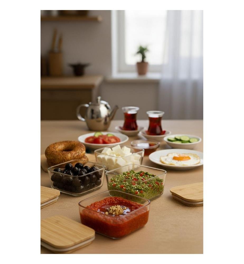 8er-Set Aufbewahrungsboxen – transparent