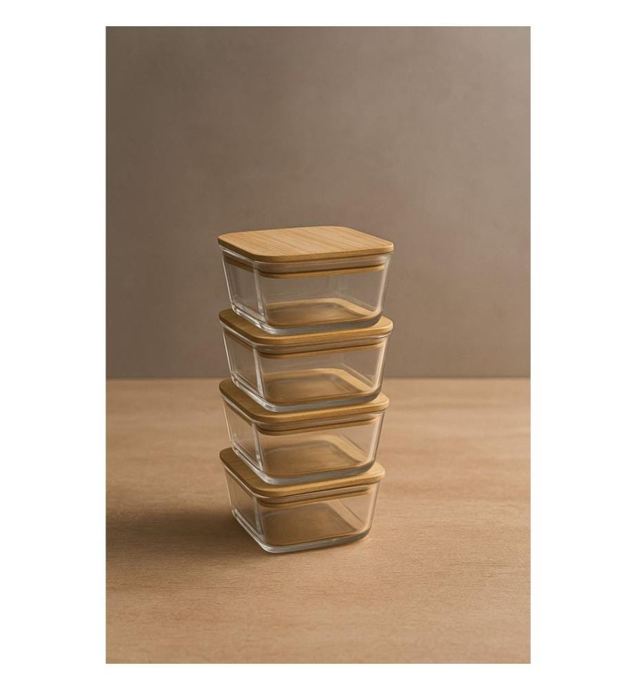 8er-Set Aufbewahrungsboxen – transparent