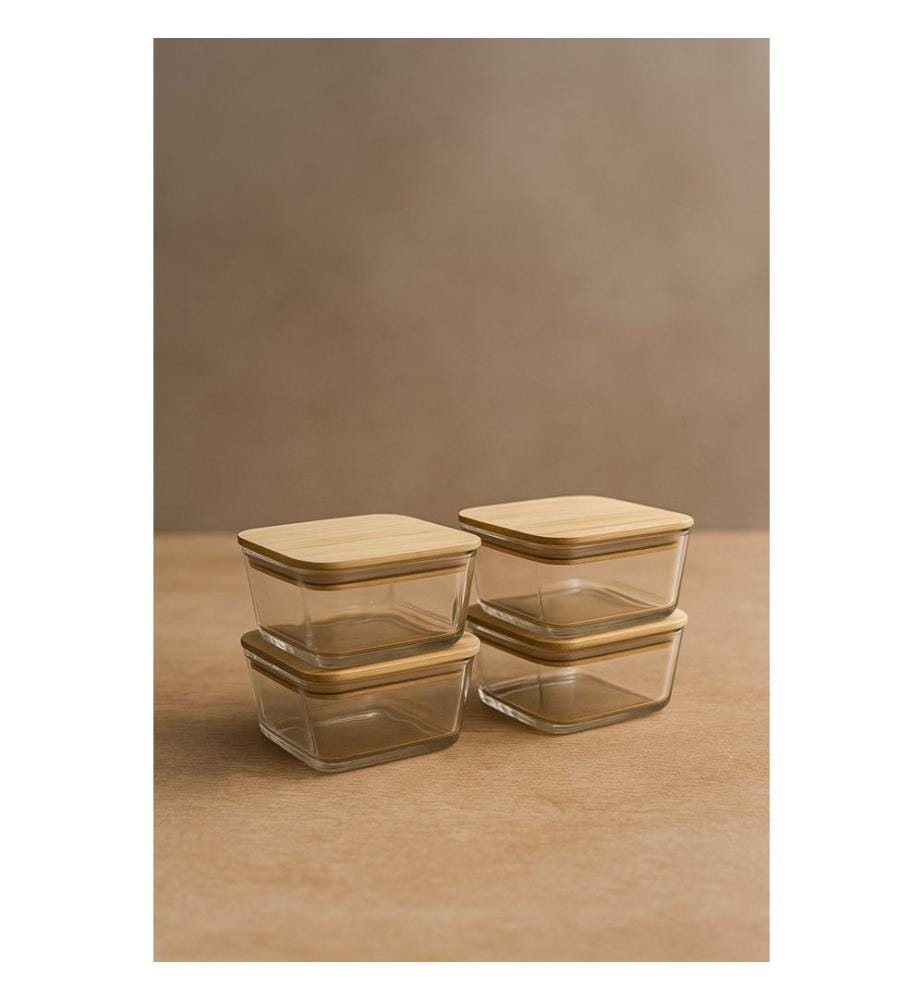8er-Set Aufbewahrungsboxen – transparent