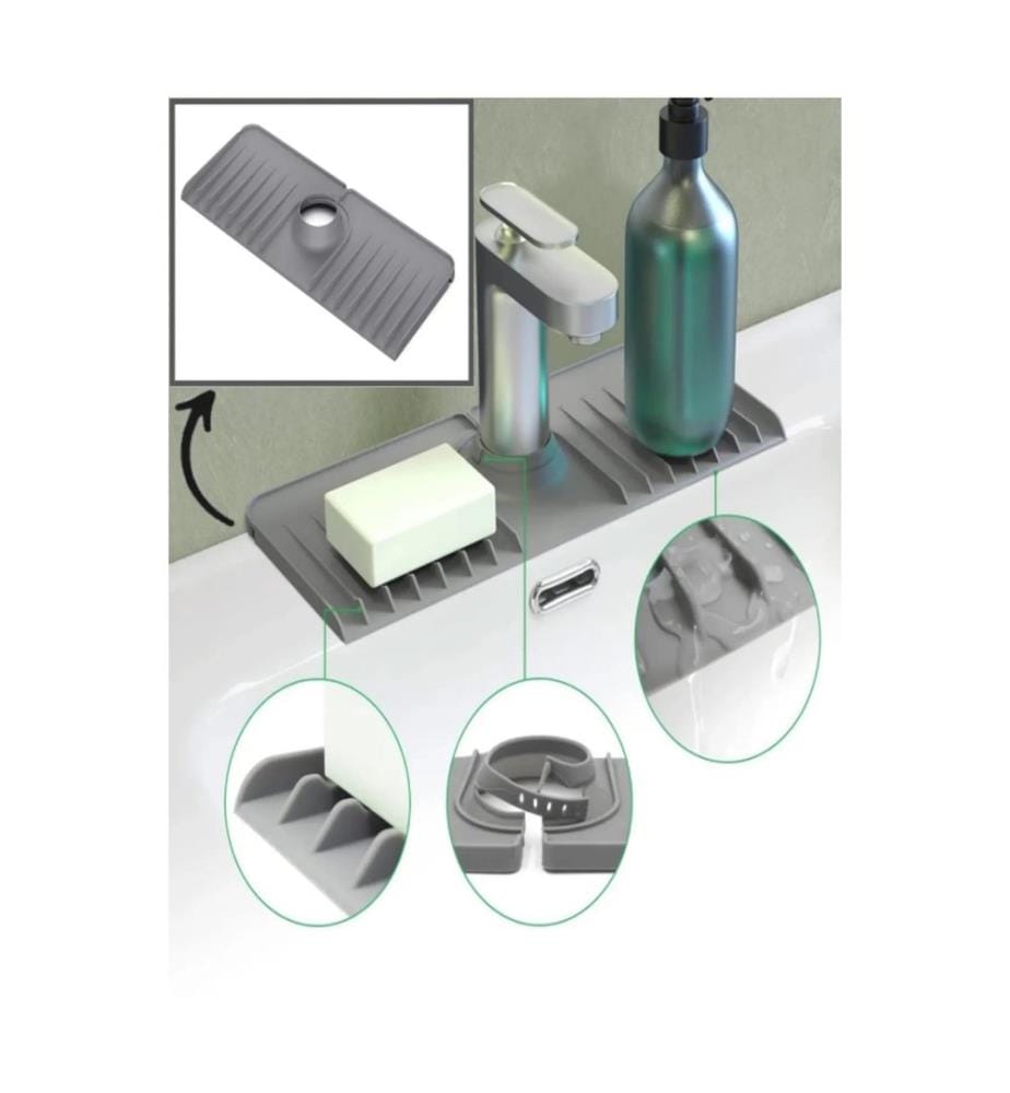 Spritzschutz für Spülbecken – Grau