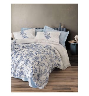 Ranforce King-Bettwäscheset – Blau