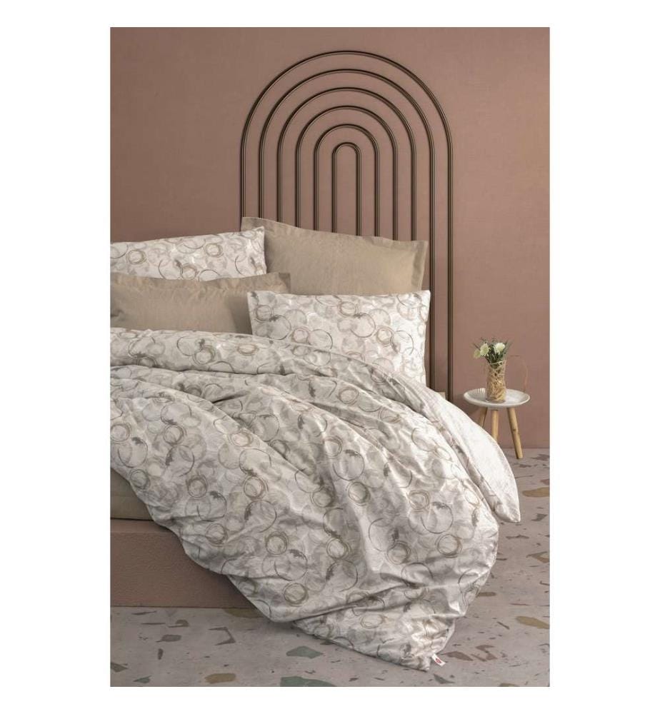 Bettwäsche-Set in King-Size – Beige