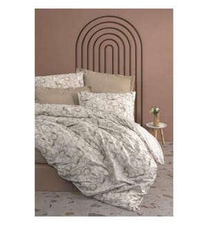 Bettwäsche-Set in King-Size – Beige