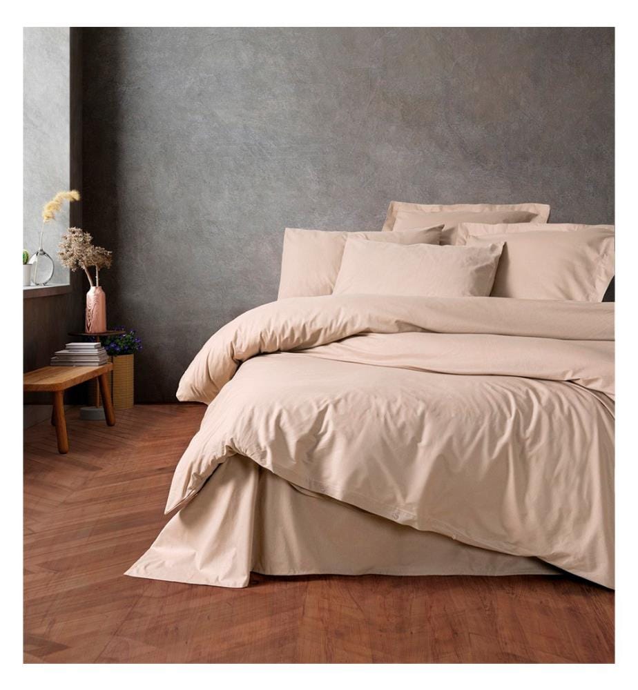 Bettwäsche-Set in King-Size – Beige