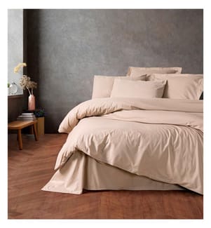Bettwäsche-Set in King-Size – Beige