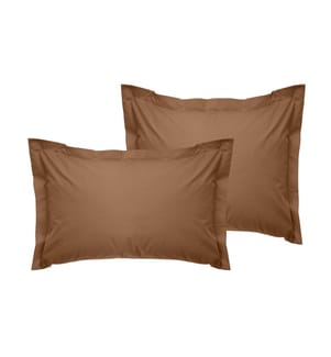 Oxford Pillowcase Set (2 Pieces) - Brown