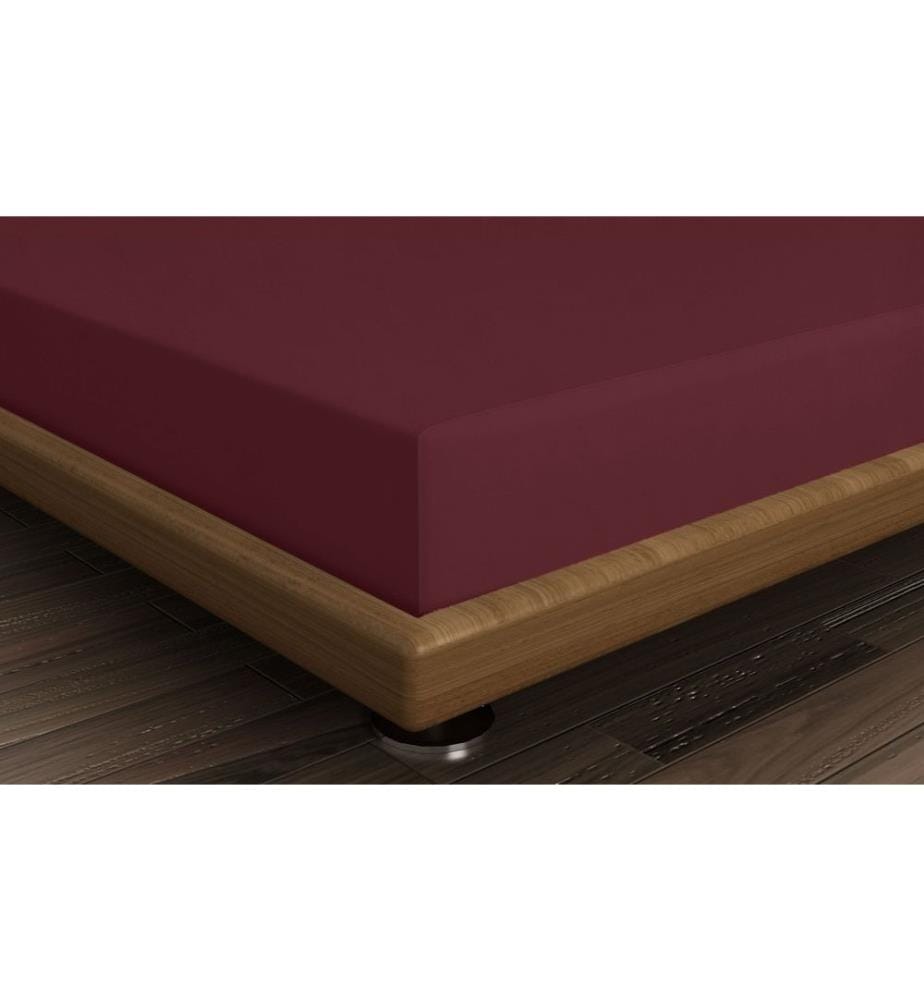 Spannbettlaken Ranforce King 160 x 200 cm - Braun