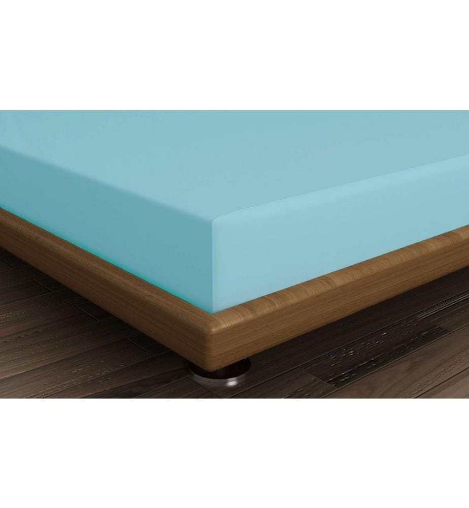 Ranforce Double XL Fitted Sheet - Turquoise