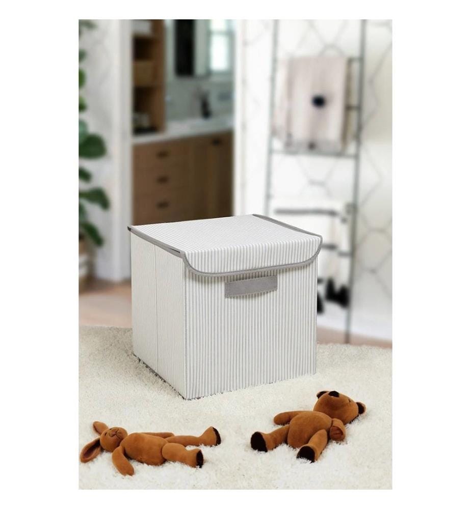 Aufbewahrungsbox aus Filz – Grau