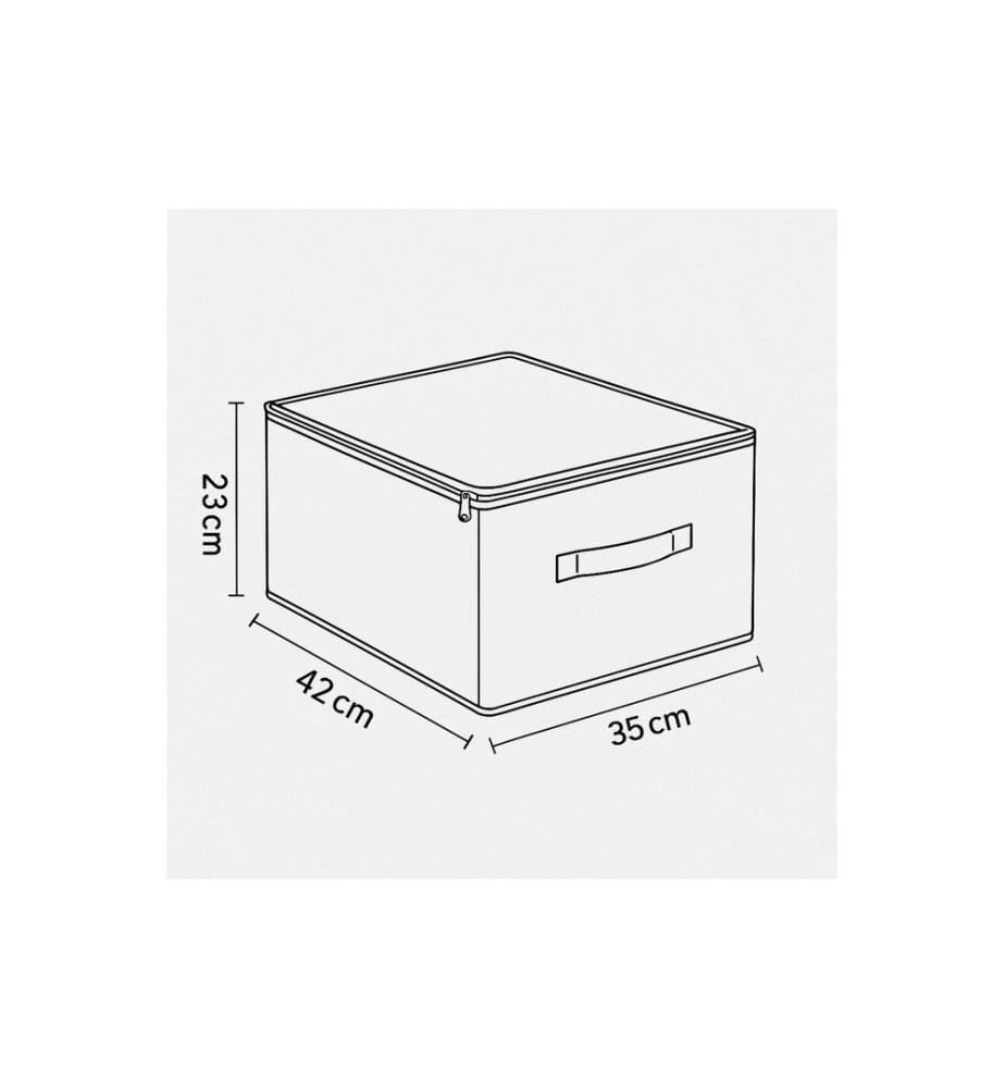 Aufbewahrungsbox aus Filz – Anthrazit