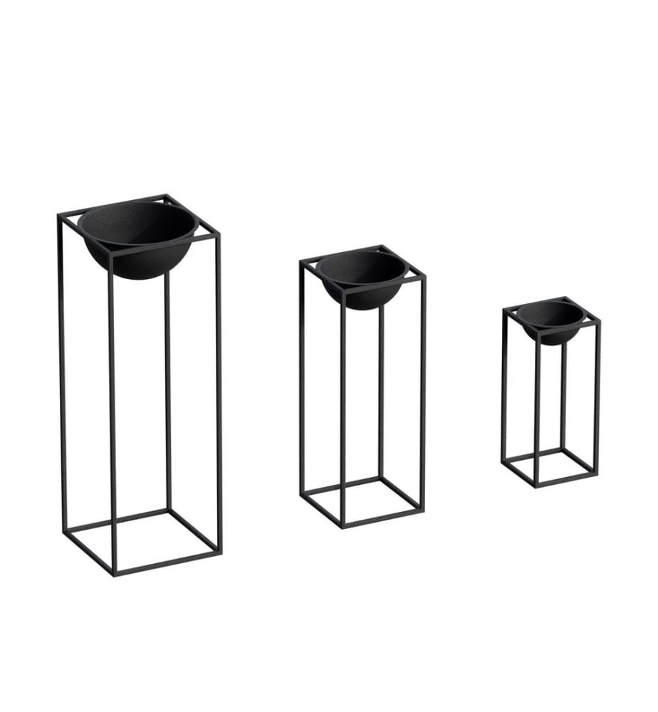 Dekorativer Topf – Schwarz