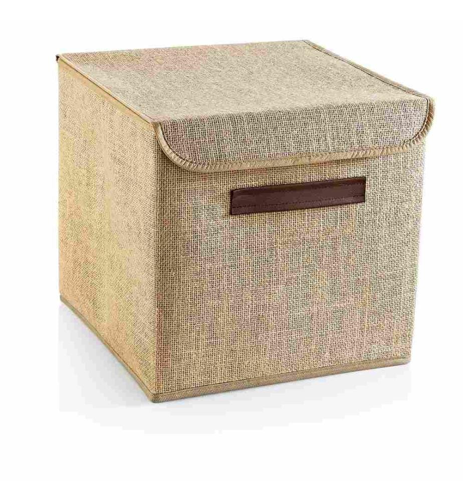 Aufbewahrungsbox aus Filz – Hellbraun