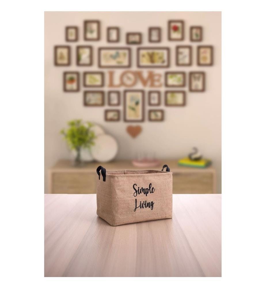 Panier en jute - Marron clair