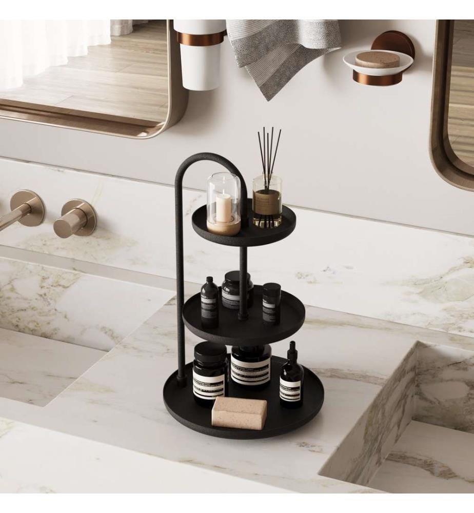 Dekoratives Metallaccessoire – Schwarz