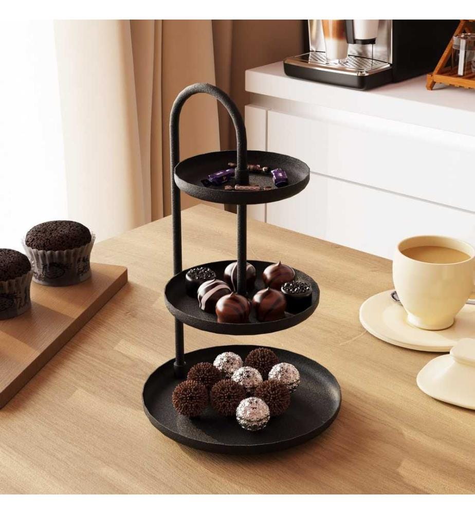 Dekoratives Metallaccessoire – Schwarz