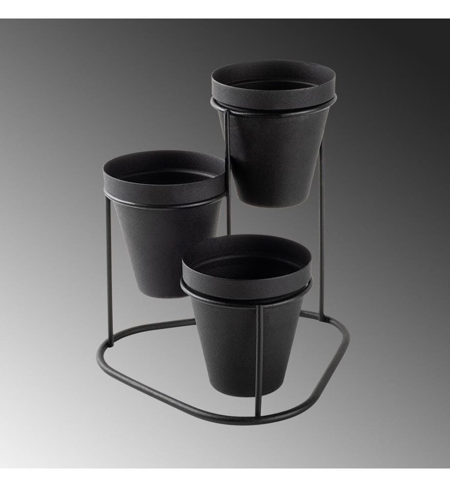 Dekoration aus Metall – Schwarz