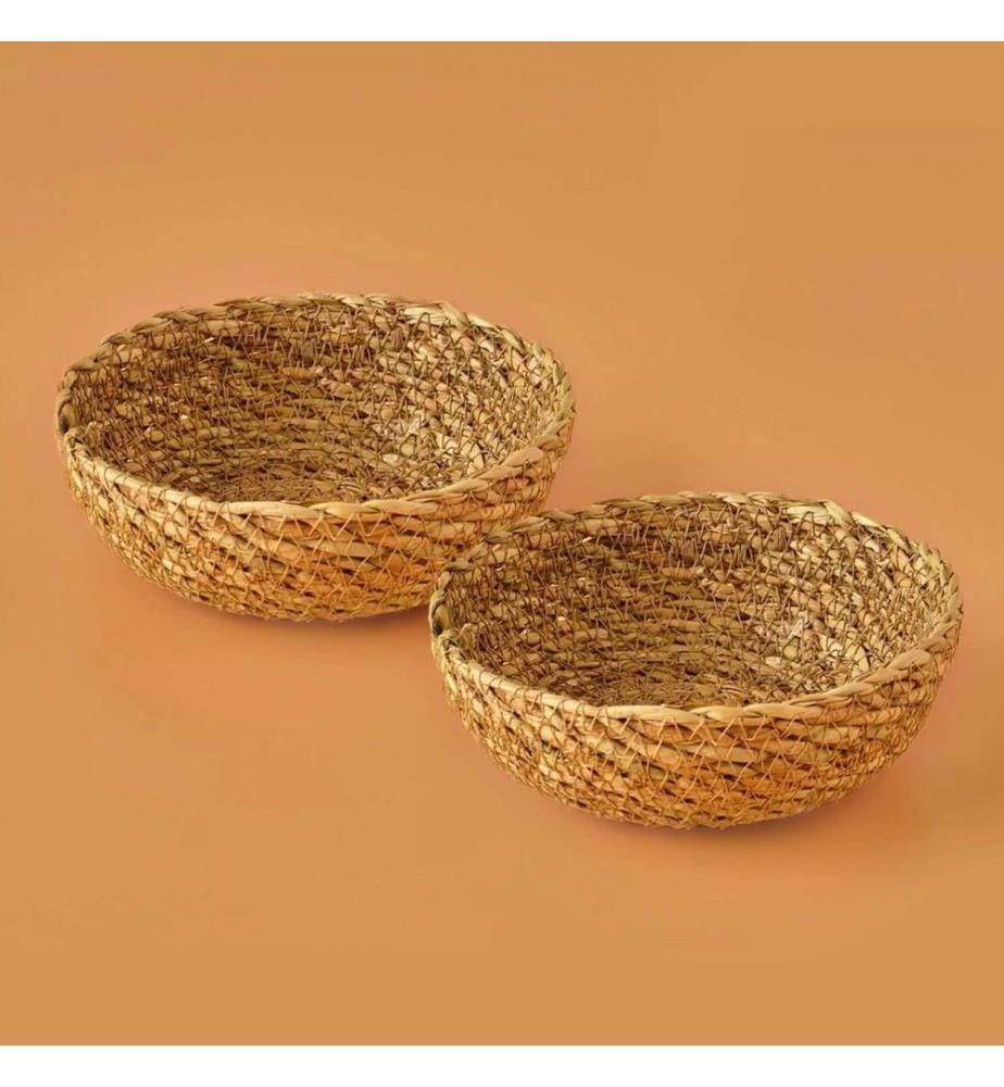 Lot de 2 paniers - Beige