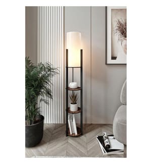 Stehlampe – Nussbaum