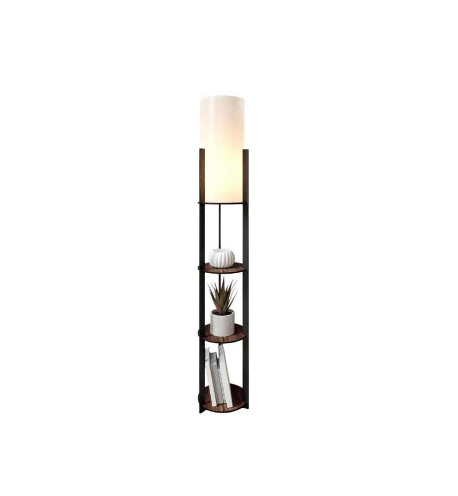 Stehlampe – Nussbaum