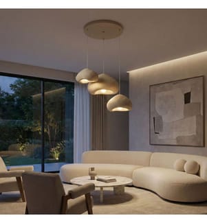 Kronleuchter – Beige