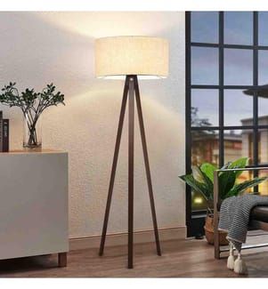 Stehlampe – Beige