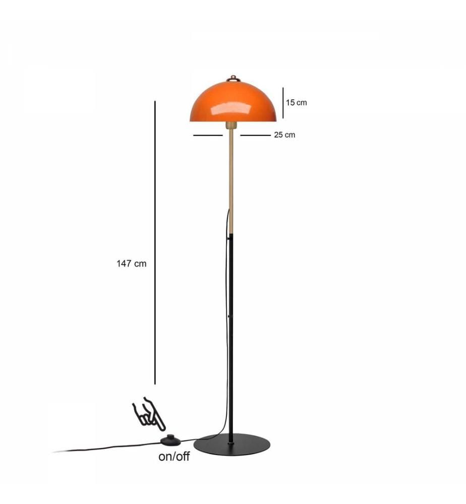 Stehlampe – Orange
