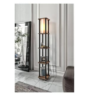 Stehlampe – Nussbaum