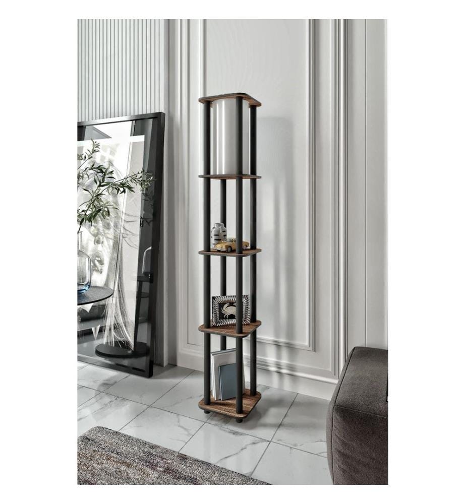 Stehlampe – Nussbaum