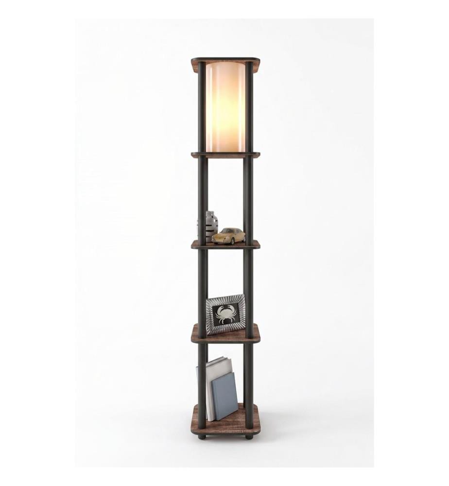 Stehlampe – Nussbaum