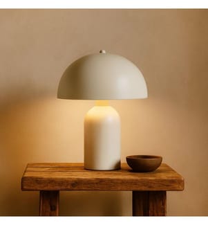 Tischlampe – Cremefarben