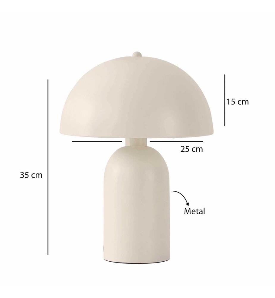 Tischlampe – Cremefarben