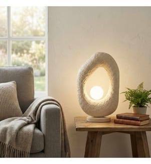 Tischlampe – Ecru