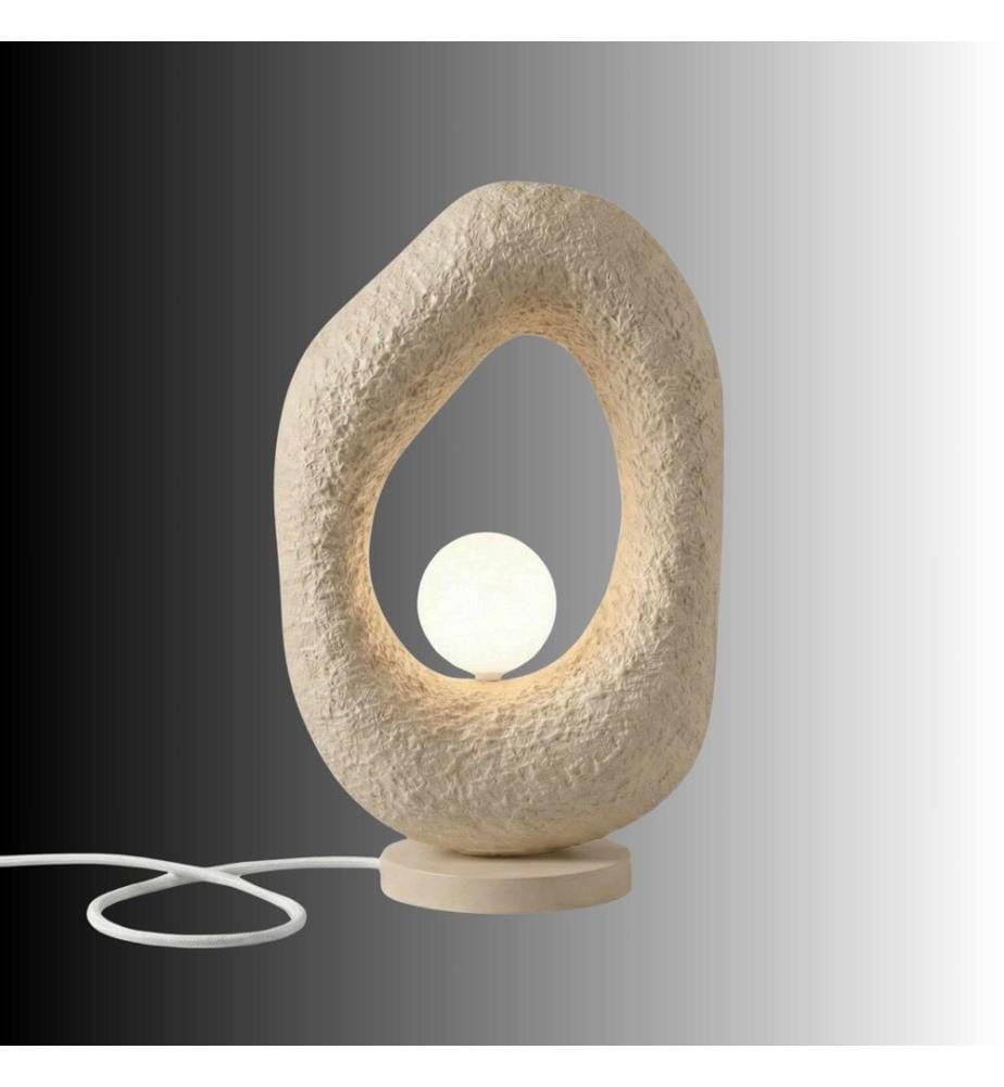 Tischlampe – Ecru