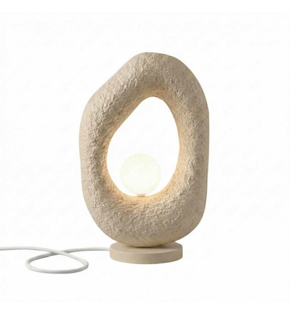 Tischlampe – Ecru