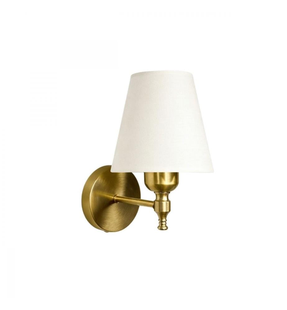 Wandleuchte – Gold und Ecru