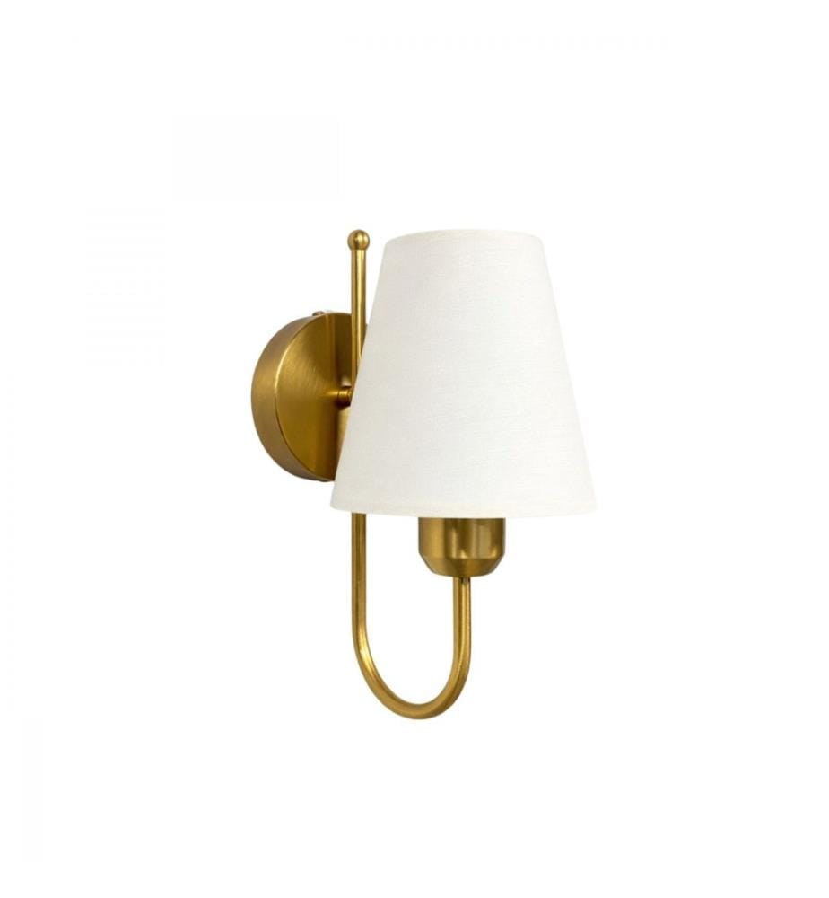 Wandleuchte – Gold und Ecru