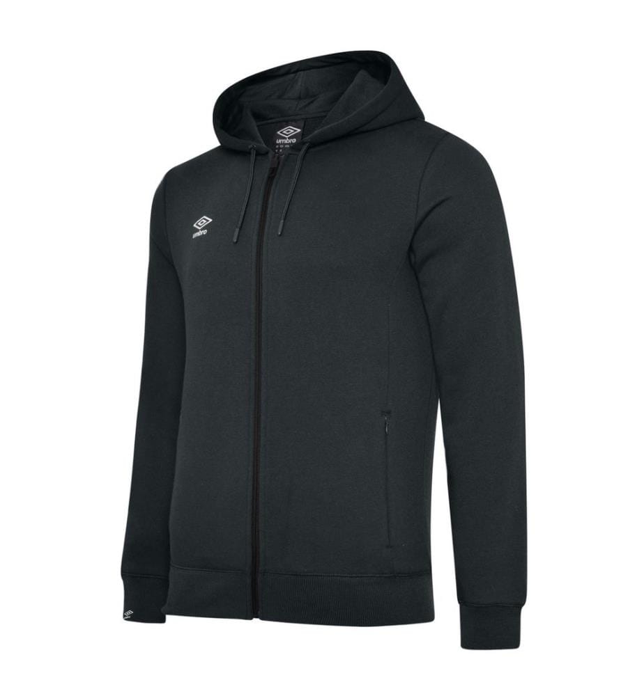 Umbro Club Leisure Felpa con Cappuccio e Zip Intera Uomo