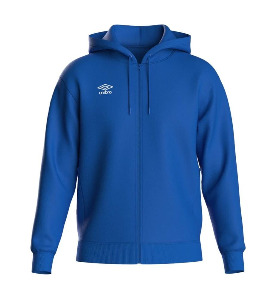 Umbro Club Leisure Felpa con Cappuccio e Zip Intera Uomo