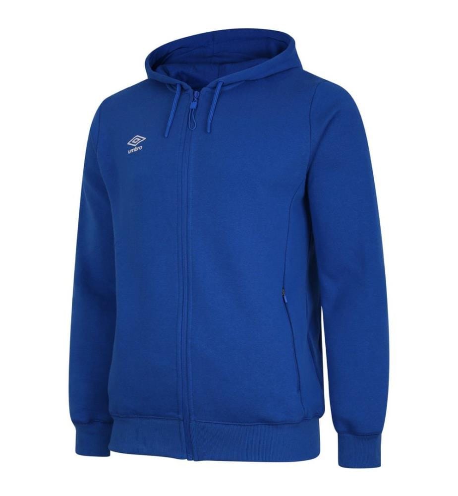 Umbro Club Leisure Felpa con Cappuccio e Zip Intera Uomo
