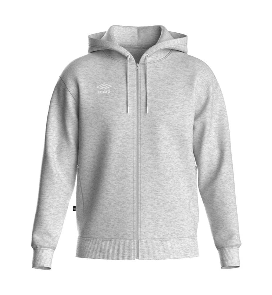 Umbro Club Leisure Felpa con Cappuccio e Zip Intera Uomo