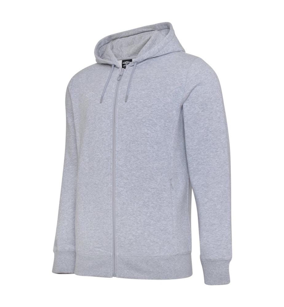Umbro Club Leisure Felpa con Cappuccio e Zip Intera Uomo