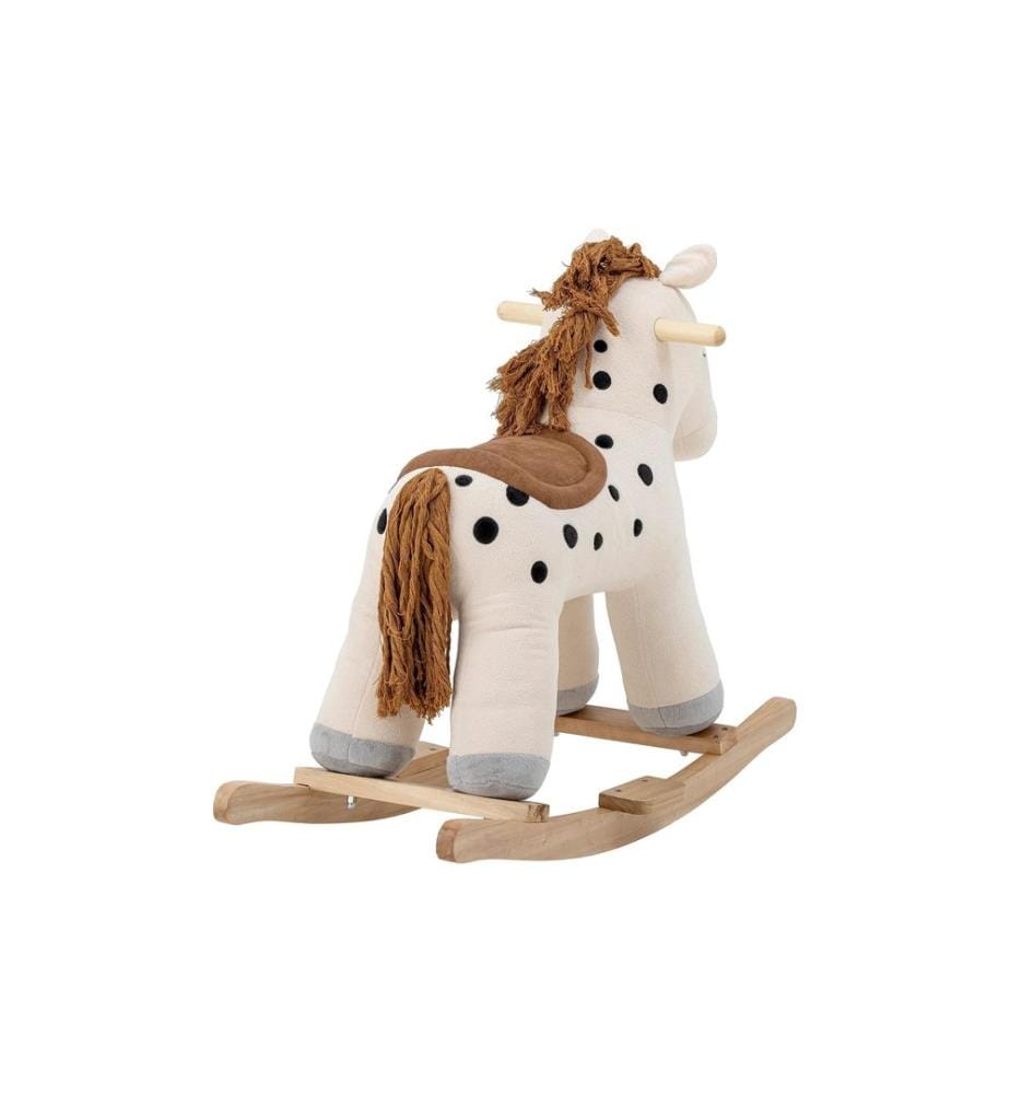 Bloomingville Cheval à bascule Merlen Blanc