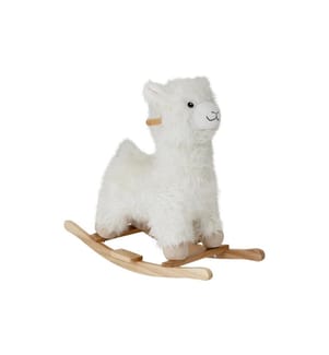 Cheval à bascule Bloomingville Kinto Lama blanc