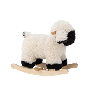 Bloomingville Cheval à bascule Dolly mouton Blanc