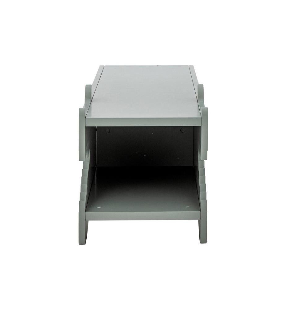 Bloomingville Étagère de rangement Arnie Bank Vert, MDF