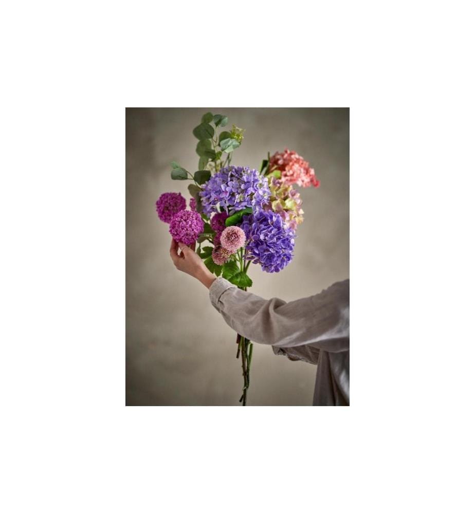 Bloomingville Fleur Artificielle Edge, Violet / Rose, 80 cm