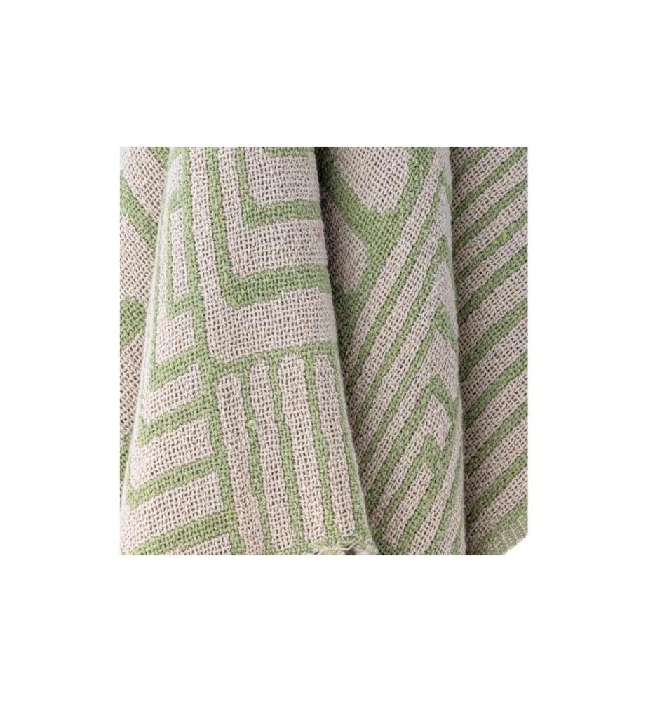 Bloomingville Couvre-lit Velva, 155 x 130 cm, Vert