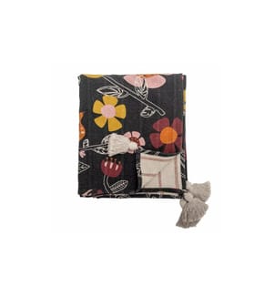 Bloomingville Couvre-lit Vivielle, 160 x 130 cm, Multicolore