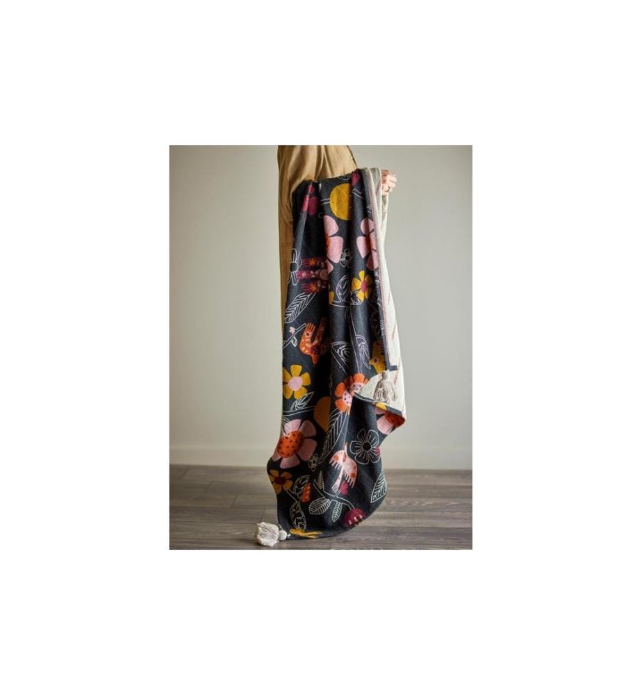 Bloomingville Tagesdecke Vivielle, 160 x 130 cm, Mehrfarbig