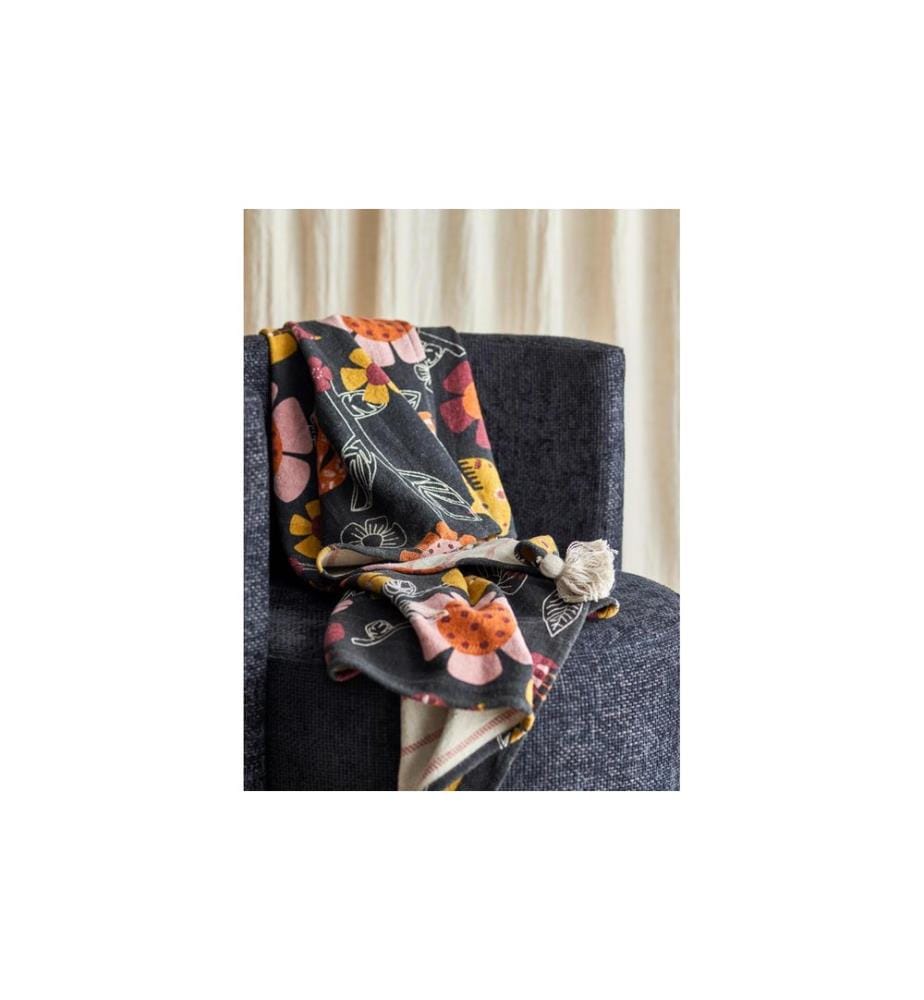Bloomingville Tagesdecke Vivielle, 160 x 130 cm, Mehrfarbig